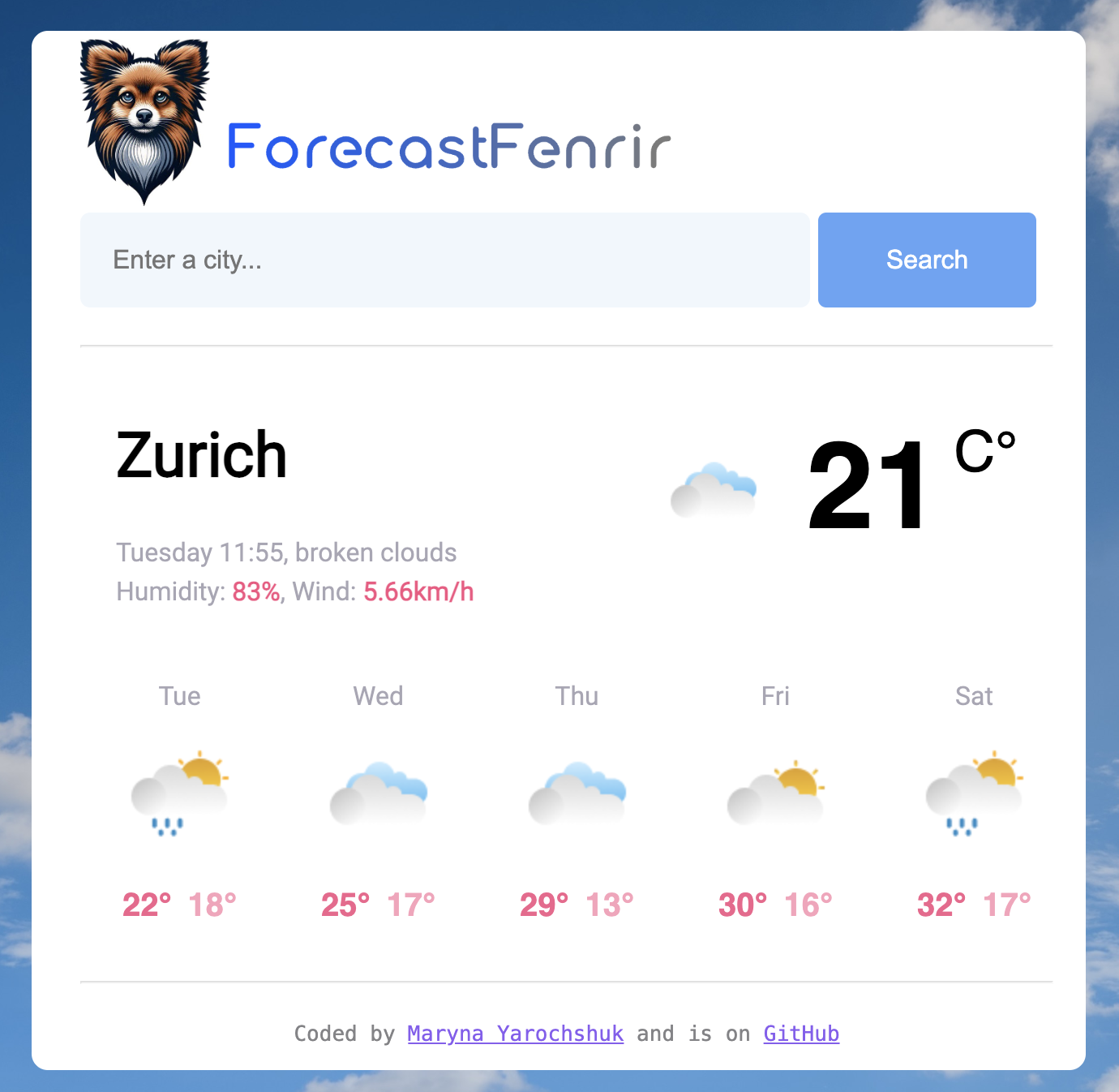 Weather Web